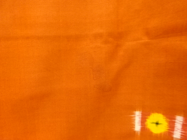  大正ロマン　抽象模様織り出し銘仙着物